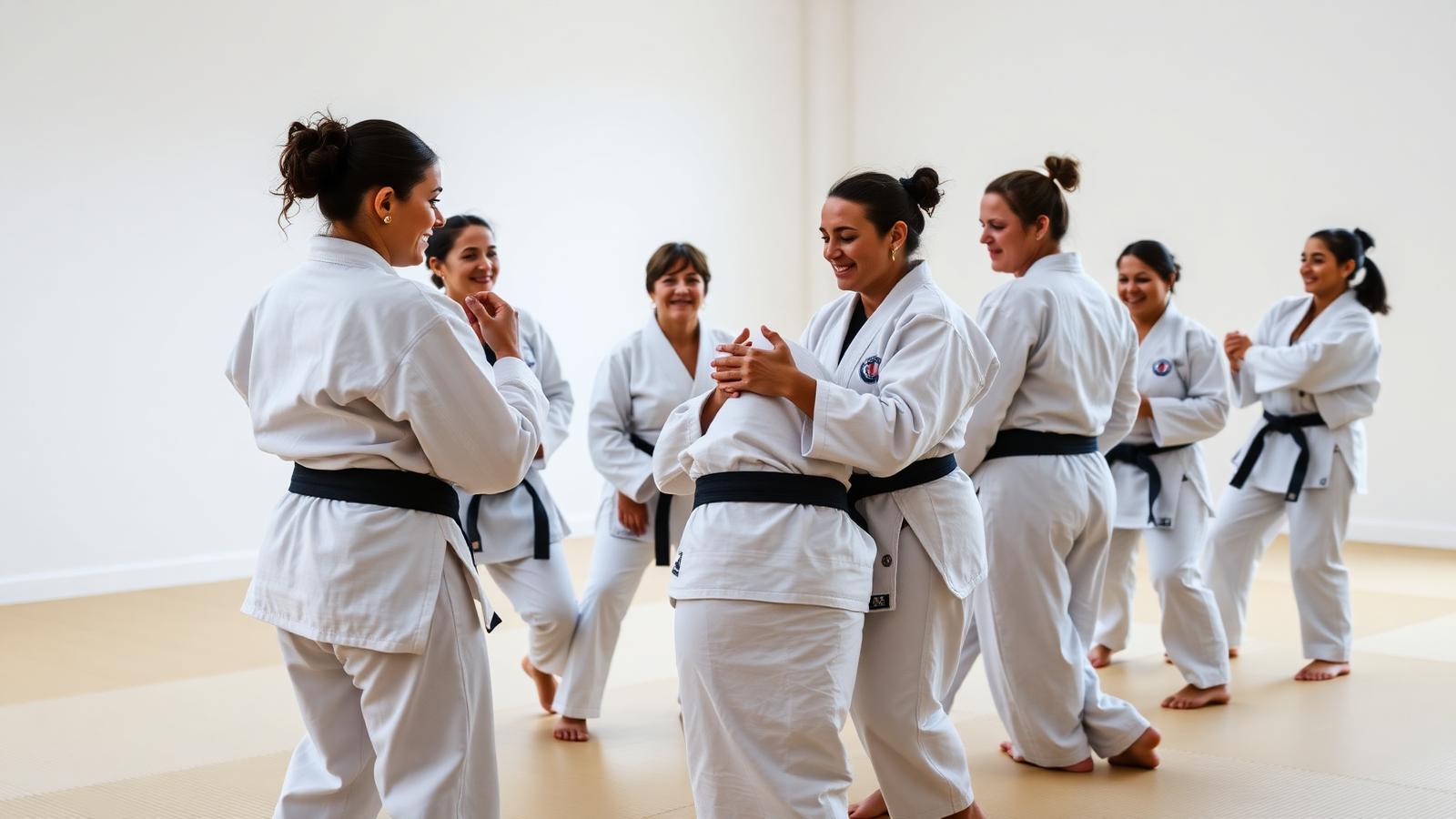 Créneau 100 % féminin de JJB à Pierrelaye